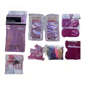 Holkcog Pink Its Me Hi Im The Birthday Girl Its Me Banner Star Party Decorations